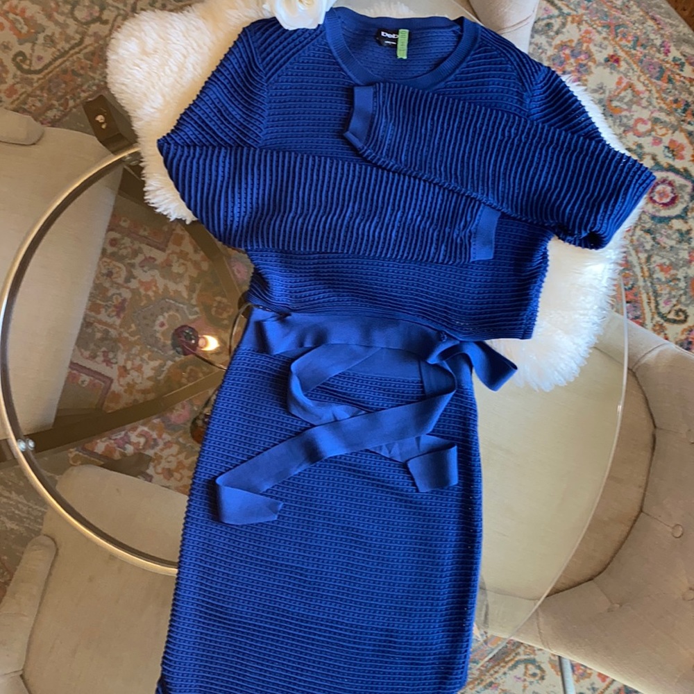BLUE BEBE SKIRT SET